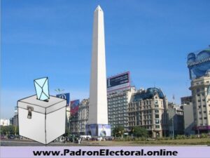 PadrÃ³n electoral Ciudad AutÃ³noma de Buenos Aires