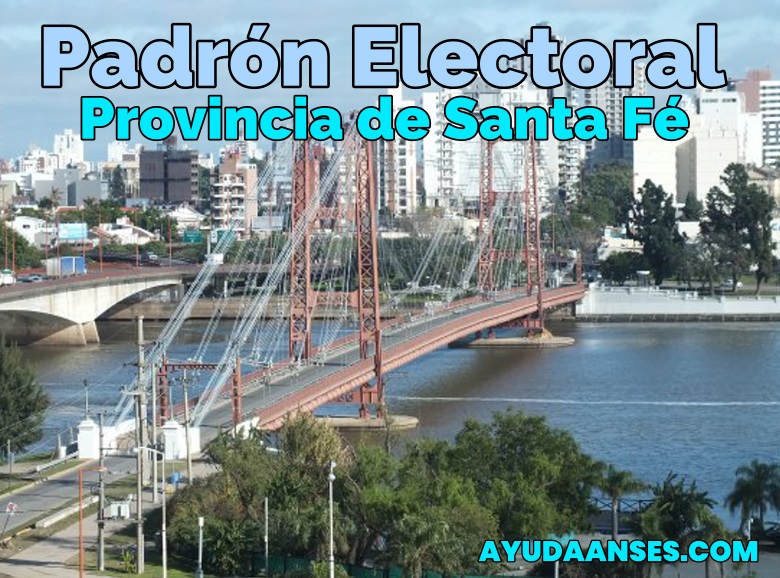 Santa Fe padron electoral provincia