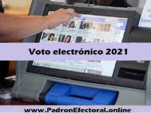 Voto electrÃ³nico 2021
